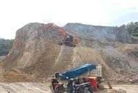 Photo: Sektor Pertambangan di Desa Kali Tengah sebagai Potensi dari dulu yang sangat membantu prospek di PAD