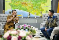 Gubernur Jawa Tengah Ahmad Lutfi menerima kunjungan Ketua Umum IPDA Arifin Kusuma Wardani di Kantor Gubernur Jateng pada Senin (14.7/2025).(foto/doc) IPDA)