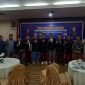 Foto: Agus Harizal yang kembali terpilih menjadi Ketua Jaringan Media Siber Indonesia (JMSI) Sumsel Periode 2025-2030 beroto bersama Pengurus JMSI Sumsel usai Musda.