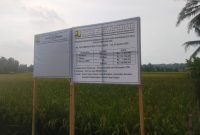 Photo : Nampak papan informasi Program P3TGAI di dukuh Cingkrang, Desa Brengkok, Kecamatan Susukan, Kabupaten Banjarnegara.