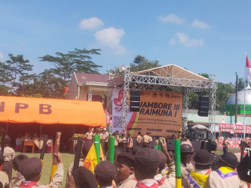Foto: Kemeriahan Jambore Kwaran lll Purwareja Klampok yang pelaksanaannya di Lapangan Desa Kali Mandi, Purwareja Klampok, Banjarnegara.