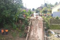 Foto: Jembatan Akses Penghubung Desa Petir–Pucung Bedug, Kecamatan Purwonegoro