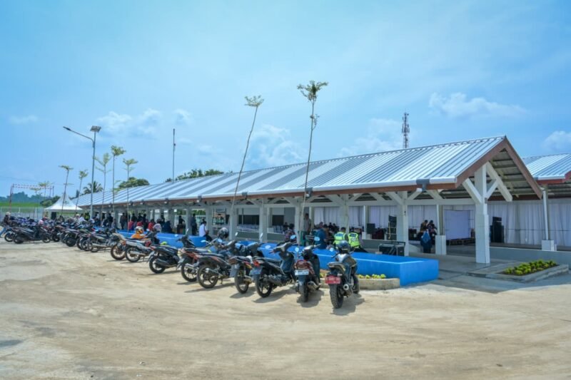 Nampak situasi lokasi di dalam pasar, dengan Los yang nyaman bagi Pedagang ikan yang nantinya berjualan di Pasar Ikan Air Tawar Lengkong. (Dok.Kominfo BNA/beritafakta.id).