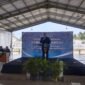 Ditjend PDSPKP Erwin Dwiyana, SPI, Msc saat memberikan sambutan di peresmian Pasar Ikan Lengkong.(Dok.Bas/Beritafakta.id).