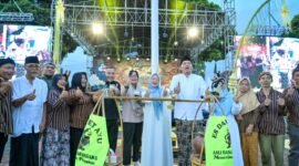 Fhoto: Momentum Gebyar Hari jadi Kabupaten Banjarnegara ke 455 tahun, Mencatat rekor MURI 45 ribu lima ratus orang minum dawet ayu.(Dok.Kominfo).