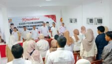 Foto: Momen pringatan HUT ke-18 tahun Partai Gerindra seluruh jajaran dan kader hadir di acara tersebut.(dok.Humas sekre.Gerindra Bna).