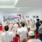 Foto: Momen pringatan HUT ke-18 tahun Partai Gerindra seluruh jajaran dan kader hadir di acara tersebut.(dok.Humas sekre.Gerindra Bna).