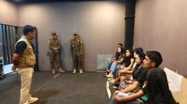 Satuan Polisi Pamong Praja (Satpol PP) Kabupaten Banjarnegara menggelar operasi monitoring dan pengawasan terhadap sejumlah tempat hiburan malam di wilayah kota Banjarnegara pada Rabu malam (4/3/2026) malam.(foto/mfa)