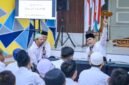Foto :Wakil Bupati Banjarnegara Wahid Jumali, Lc., saat menyampaikan tausiyah kepada warga binaan di Rutan Kelas IIB Banjarnegara.(Dok.Kominfo).