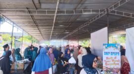 Pembukaan Pasar Ramadhan Pemkab Banjarnegara, Perusda percetakan membuka stand di acara ini (Dok.Beritafakta)