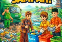 Edukasi ke masyarakat tentang kesadaran akan kebersihan(dok.Berita fakta.id)