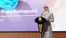 Direktur Distribusi PLN, Arsyadany G. Akmalaputri, dalam momentum peringatan International Women’s Day yang digelar di Kantor Pusat PLN, Jakarta, Jumat (13/3)