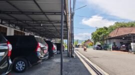 Foto : Nampak mobil dinas berderet di garasi milik Pemkab Banjarnegara.(Dok.Kominfo Bna)