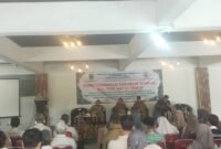 Suasana acara Hallal Bihalal 20 BUMDESMA LKD se-Banjarnegara di Surya Yudha ll bersama Bupati Amalia Desiana.(Dok.Beritafakta.id)