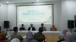 Pelatihan Marketing digital berbasis AI oleh Disperindagkop& UMKM Kabupaten Banjarnegara,yang di peruntukan untuk Pelaku usaha mikro di Gedung Plut berlangsung dua hari.(Dok.Kominfo/Berita Fakta.id)