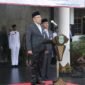 Sekda Banjarnegara Hendro Cahyono memimpin Upacara Harkitnas ke-118 di  halaman kantor Setda, momen kebesaran ini dengan mengusung