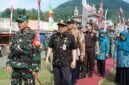 Hendro Cahyono, SE, MSi saat berada di upacara peresmian penutupan TMMD sengkunyung Desa Lawen,Kecamatan Pandanarum, Kabupaten Banjarnegara.(Dok.Kominfo Bna/Berita Fakta.id)