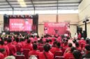 Suasana gelar DPC PDI P Banjarnegara acara pendidikan politik dan konsolidasi internal melalui Munascab di golden Ball Room hotel Surya Yudha Park.(Dok.Arief Ferdianto Berita Bersatu)