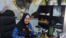 Kasat Pol PP Kabupaten Banjarnegara Fajar Nidaul Syarifah,AP,MH saat membuka berada Ruangan nya.(Dok.Berita Fakta.id)