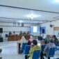 Suasana sosialisasi Regulasi Pengangkatan Perangkat Desa Purwasaba, di Aula Kantor Kecamatan Mandiraja, nampak camat dan OPD Terkait Hadir di acara ini.(Dok.Kominfo/Berita Fakta id)