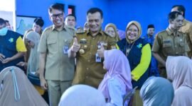 Ahmad Lutfi Gubernur Jawa Tengah dalam kunjungan kegiatan rembug pembangunan provinsi Jawa Tengah di tahun 2026.(Dok.Kominfo Bna)