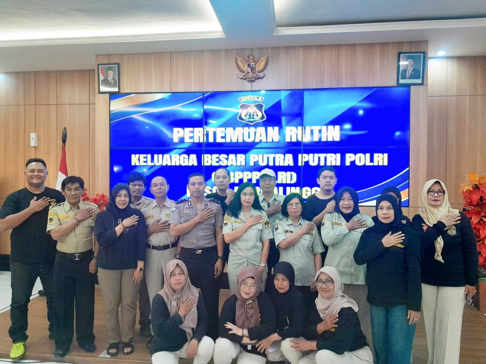 Pertemuan Rutin KBPPPolri Resor Purbalingga Berlangsung di Aula Wicaksana Laghawa Mapolres