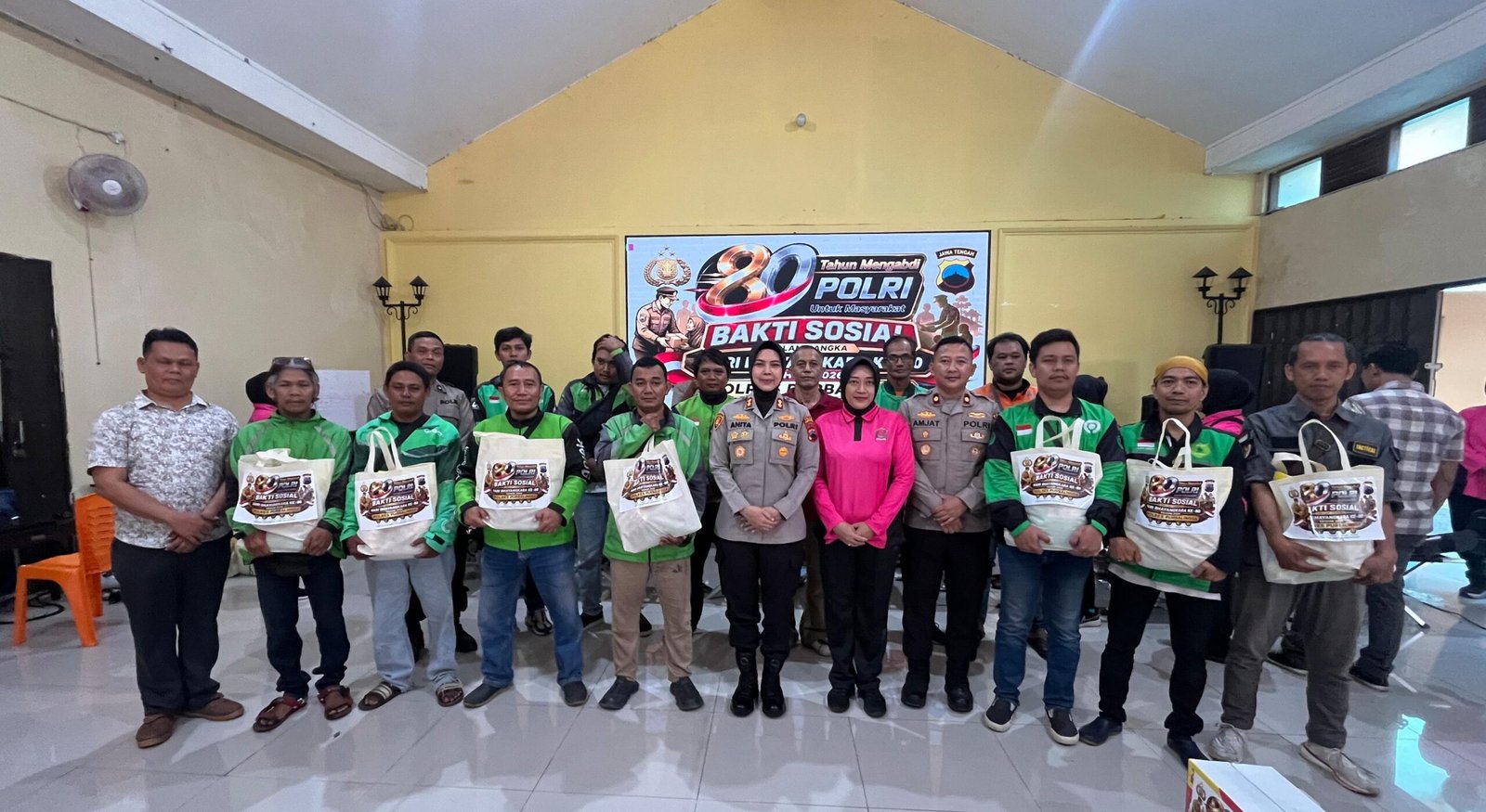 Bakti Kesehatan dan Donor Darah Hari Bhayangkara ke-80 di Gelar Polres Purbalingga Bersama Gereja Agustinus, Rumah Sakit Nirmala, Puskesmas dan PMI Purbalingga