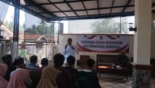 Martoyo,Ssos,MM antusias dalam acara tersebut ada kebahagiaan tersendiri berada dekat denga warga sekitar nya, bisa mendengarkan suara rakyat.(Dok.Berita Fakta.id)