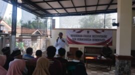 Martoyo,Ssos,MM antusias dalam acara tersebut ada kebahagiaan tersendiri berada dekat denga warga sekitar nya, bisa mendengarkan suara rakyat.(Dok.Berita Fakta.id)
