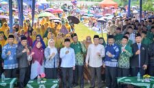 nampak Usai acara Wamen dikdasmen RI Fajar Riza UI Haq bersama dengan Sekda Banjarnegara Hendro cahyono, Ketua DPRD Slamet,serta Jajar Pemkab dan PAC Mohamadiyah Wanayasa.(Dok.Kominfo/Berita Fakta)