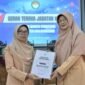 Ketua Dharma Wanita Persatuan (DPW) Banjarnegara Farida Hendro Cahyono resmi menggantikan Heni Yuliati Tursiman, saat acara serah Terima.(Dok.Kominfo.Bna/Berita Fakta.id)
