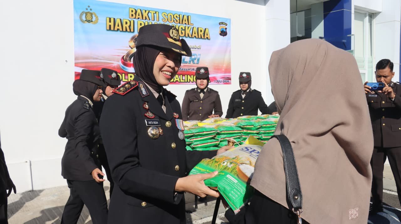 Berbagi Kebahagiaan di Hari Bhayangkara ke-80, Polres Purbalingga Bagikan Bantuan untuk Masyarakat