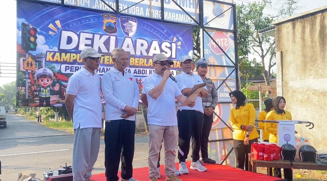Sinergi Satlantas Polres Purbalingga dan Warga Bentuk Kampung Tertib Lalu Lintas
