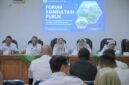 Dinas Kesehatan Kabupaten Banjarnegara melalui forum Konsultasi Publik melaksanakan sosialisasi peningkatan layanan kesehatan PBI dan percepatan eliminasi TBC dengan mengoptimalkan BPJS Kesehatan untuk masyarakat, di Aula Sasana Karya Praja Setda Banjarnegara.(Dok.Kominfo)