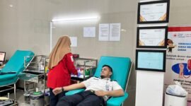 Rumah Tahanan Negara (Rutan) Kelas IIB Banjarnegara menggelar aksi donor darah di Kantor Palang Merah Indonesia (PMI) Kabupaten Banjarnegara, Rabu (12/8). 