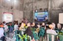 moment acara Sosialisasi ke warga masyarakat terkait penanganan sampah, Kedaruratan pengelolaan Sampah B3/dan pengelolaan limbah B3 dan penyerahan motor roda tiga sebagai sarana transportasi pengangkut sampah.(Dok Berita Fakta. id)