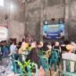 moment acara Sosialisasi ke warga masyarakat terkait penanganan sampah, Kedaruratan pengelolaan Sampah B3/dan pengelolaan limbah B3 dan penyerahan motor roda tiga sebagai sarana transportasi pengangkut sampah.(Dok Berita Fakta. id)