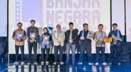 Para penerima penghargaan Banjarnegara Movies Award 2026 dari berbagai sekolah sekolah di Banjarnegara.(Dok.Kominfo Bna/Berita Fakta.id)