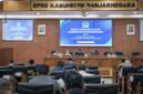 Suasana rapat paripurna di gedung DPRD Kabupaten Banjarnegara dalam rangka pembahasan Perda Pengelolaan Sampah Plastik menjadi BBM.(Dok.Kominfo Bna/Berita fakta id.)