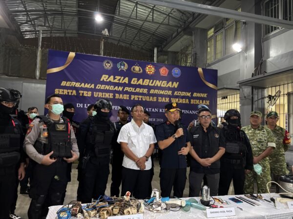 Razia Gabungan Lapas Cipinang Nihil Narkoba dan Handphone, Tes Urine Perkuat ZERO HALINAR
