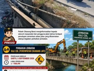 Mulai Besok! Jembatan Kali CBL Cikarang Jati Ditutup, Pengendara Diminta Cari Jalur Alternatif