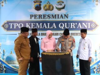 Bangun Generasi Qur’ani, Yayasan Kemala Bhayangkari Brebes Resmikan TPQ Kemala Qur’ani