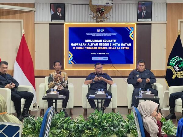Buka Cakrawala Generasi Muda, Rutan Batam Sambut Kunjungan Edukatif MAN 2 Kota Batam