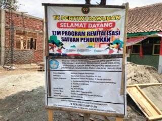 Revitalisasi TK Pertiwi Dawuhan Capai 30 Persen, Warga Lokal Dilibatkan dalam Pembangunan