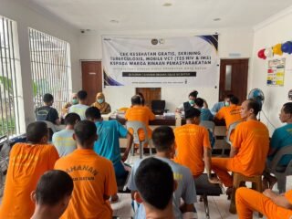 Peduli Kesehatan Warga Binaan, Rutan Batam Perkuat Layanan VCT Bersama Dinkes Kota Batam