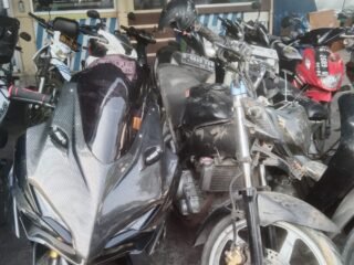 Satlantas Polres Brebes Gelar Razia Kasat Mata, SPM Tanpa Plat Nomer dan Knalpot Brong Ditindak