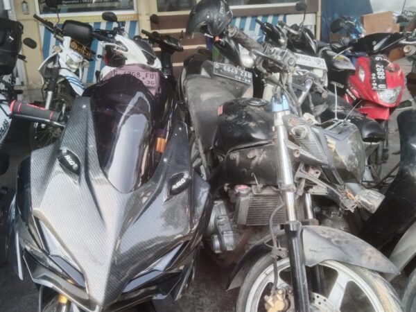 Satlantas Polres Brebes Gelar Razia Kasat Mata, SPM Tanpa Plat Nomer dan Knalpot Brong Ditindak