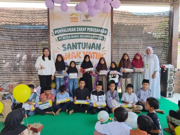 MBK Ventura Gandeng OJK Edukasi Warga, Peduli Anak Yatim dan Ekonomi Keluarga