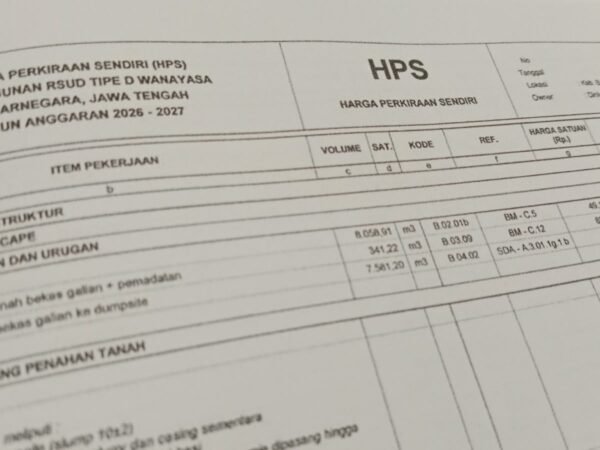 Tender Batal, HPS Proyek RSUD Wanayasa Rp57 Miliar Diduga Keras Bocor