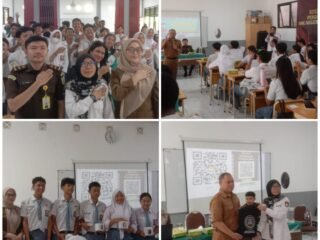 KPU Tangsel Sosialisasikan Pendidikan Pemilih Pemula di SMKN 7, Siswa Diajak Cegah Golput dan Hoaks
